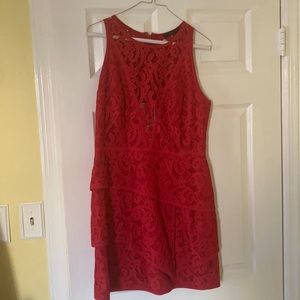 BCBG Red Hot cocktail dress